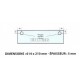 DIMENSIONS: 614 x 270 mm