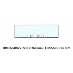 DIMENSIONS 530 x 260 mm