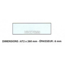 DIMENSIONS 672 x 260 mm