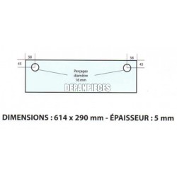 DIMENSIONS 614 x 290 mm