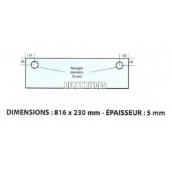 DIMENSIONS 816 x 230 mm