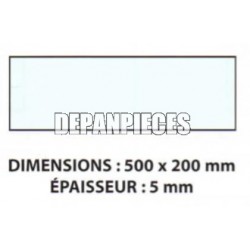 DIMENSIONS 500 x 200 mm