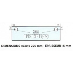 DIMENSIONS 630 x 220 mm