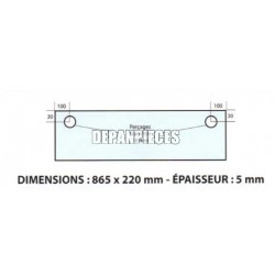 DIMENSIONS 865 x 220 mm